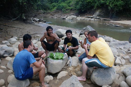 und dann beim Spachteln 