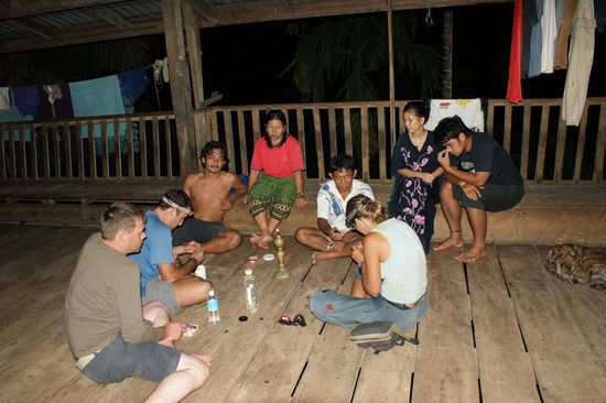Noch ein kleiner Schlummertrunk auf der Terasse