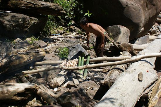 Unsere (schon betrunkener) Dschungel und Grill- Meister 
