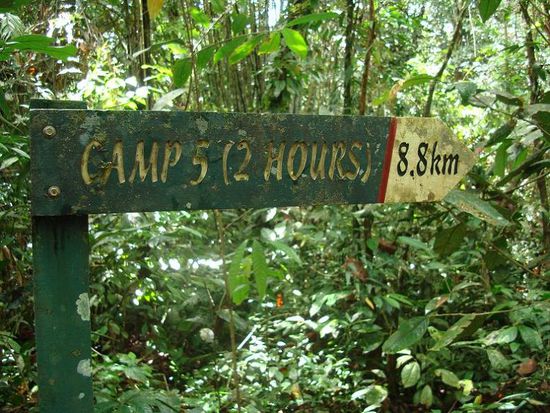 Nur noch 8.8 Km, dann haben wir es fuer heute geschafft!