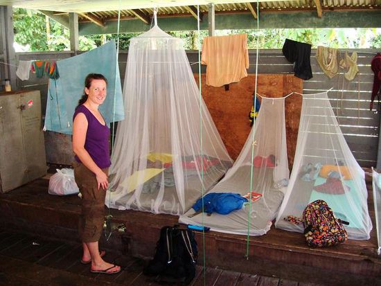 Unser Schlafgemach! In der zweiten Nacht kriegten wir sogar Maetteli!