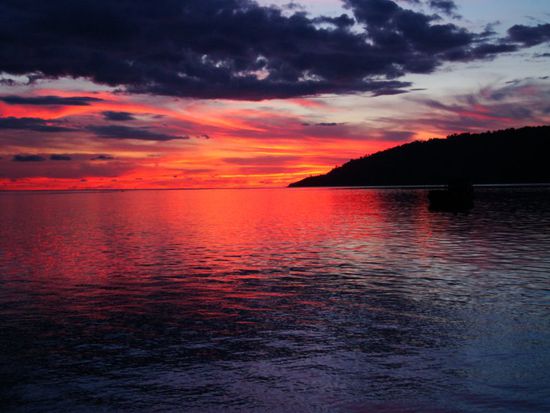 Sonnenuntergaenge sind immer wieder schoen 