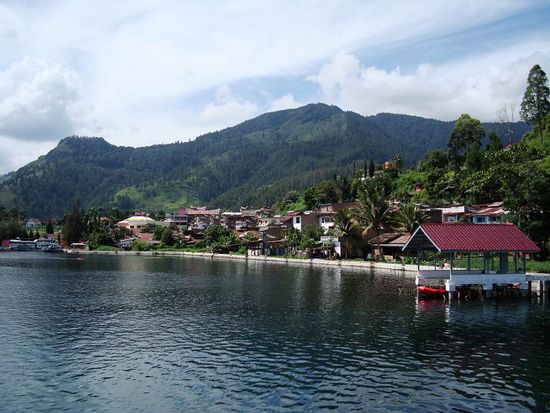Blick zurueck ans Ufer
