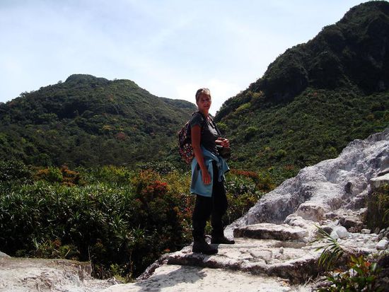 auf dem Weg zum Vulkan