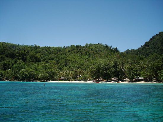 Unser Paradies vom Boot aus!