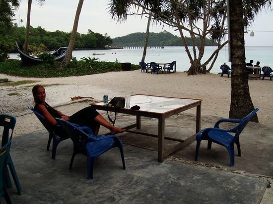 Relaxen im Cocos Cafe.