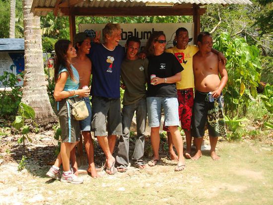 Das Team von Lumbalumba, zumindes ein Teil davon!