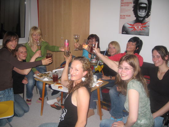 Schon mal warm trinken bei Sandy...