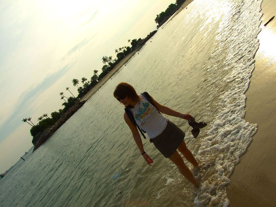 Und ich war sogar im Meer! 