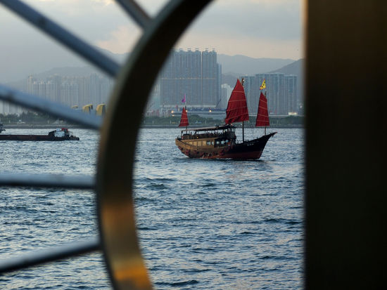 echtes fernöstliches Flair - eine alte Dschunke