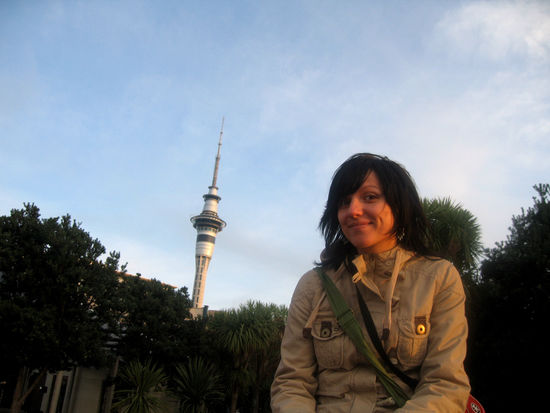 der Skytower mit Sandy