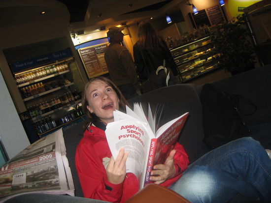 Die ganze Zeit nur am Studieren 