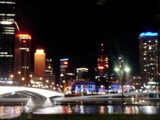Brisbane bei Nacht.