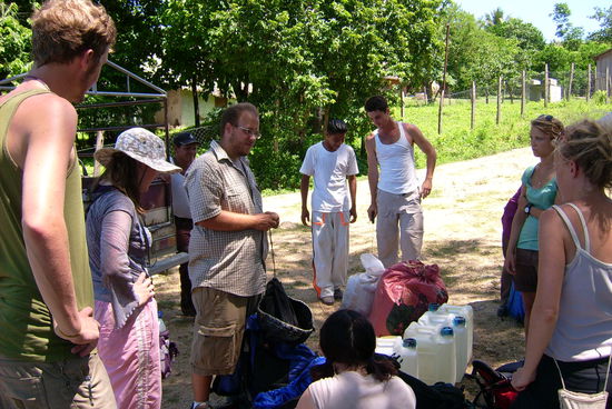 Und nach genau 2 Std. sind wir dort wo uns das Boot abholt ...