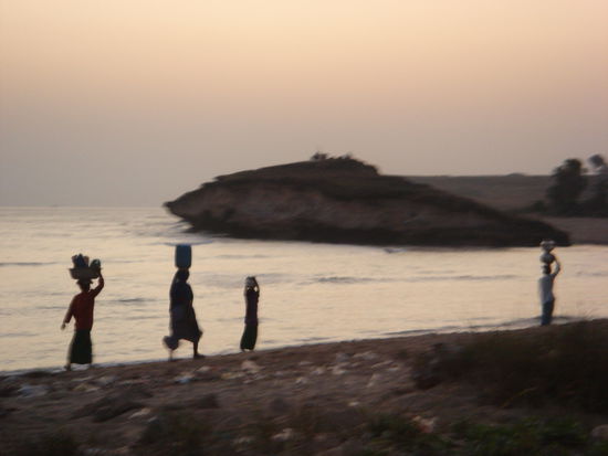 Abendstimmung vor unserer Haustuere.