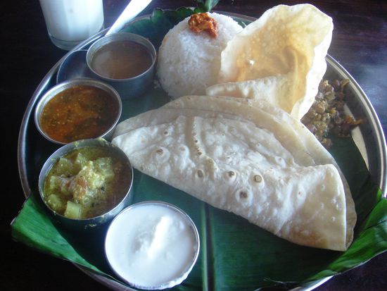 Ist meistens ganz lecker das indische Essen (hier der Klassiker Thali), doch manchmal leider auch zum Kot.....