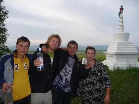 ...der Besuch war übrigens um 7 Uhr morgens und Berny startete wohl oder übel „leicht“ vodkaalkoholisiert in den neuen Tag...
