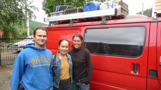 Sveta und Thomas: spazibo, thank you, vielen dank für nen super Moment unseres Trips und viel Erfolg mit den russischen Papiertiegern.