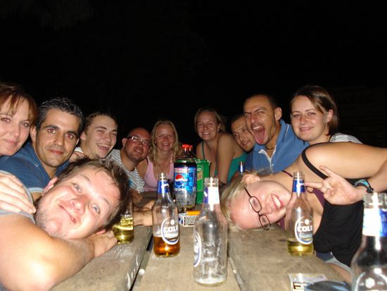 Ein Abend auf der 'bench'