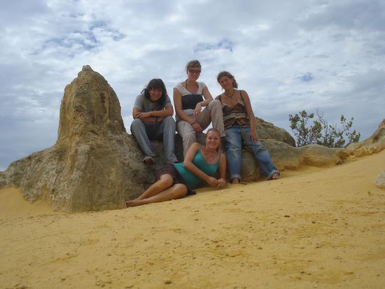 Die Pinnacles (links Nora,rechts Aline)