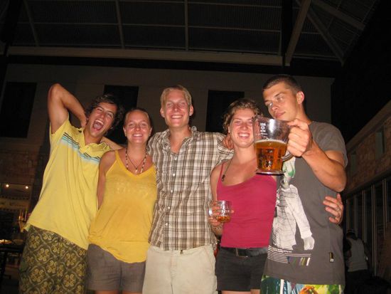 Alle fuenf mal zusammen. Herrlich...