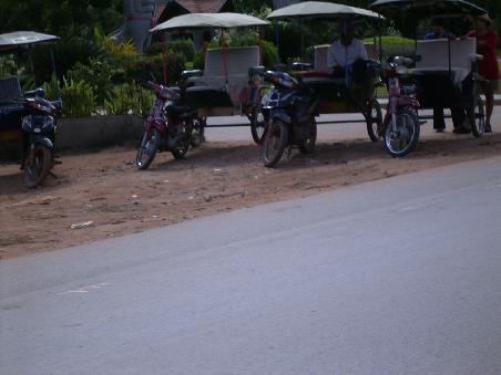 die Khmer-Variante eines Tuk-Tuks