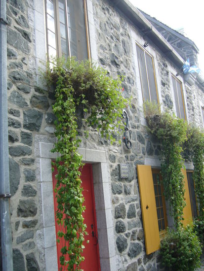 Ein Beispiel fuer die Haeuser in Quebec