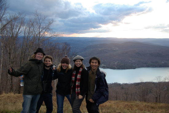 Lorenzo,Marcello,Ich,Ann und Jimmy on the top of the world 