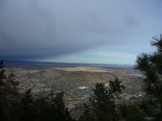 Blick auf die Praerie und das weite,weite Land