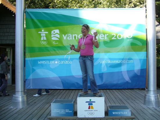 Auf dem Siegertreppchen....danke,danke..Autogramme gibt es selbstverstaendlich auch 