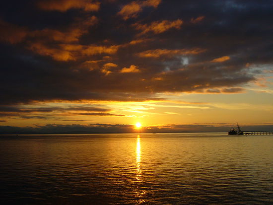 Filmreifer Sonnenuntergang