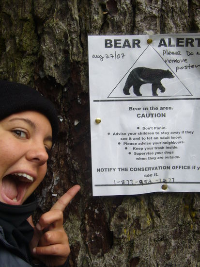 Waaaahhh!!! Baerenwarnung!