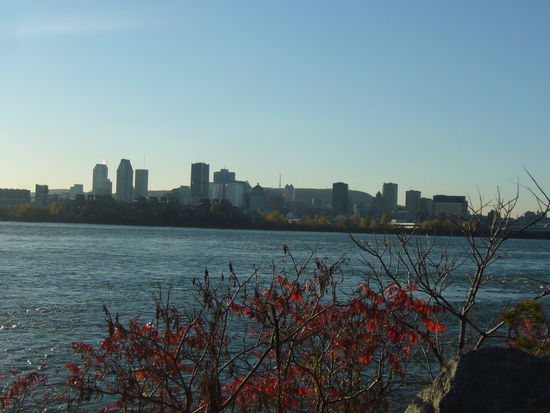 Blick auf Montreal von der Ile St.Helene
