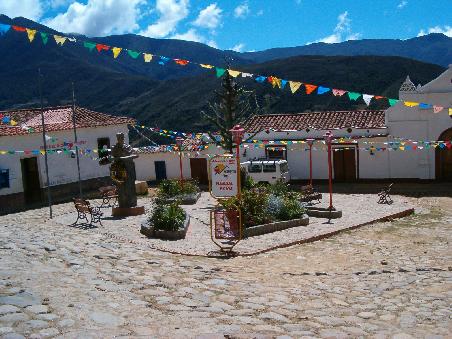 Plaza Bolivar in Los Nevados