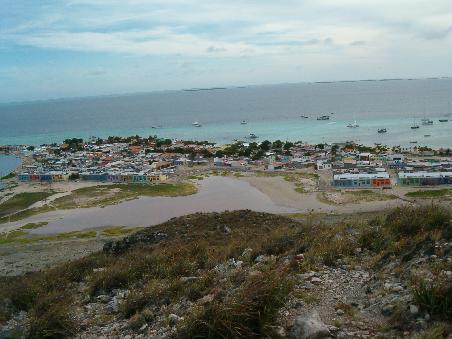 Das Städtchen auf Los Roques