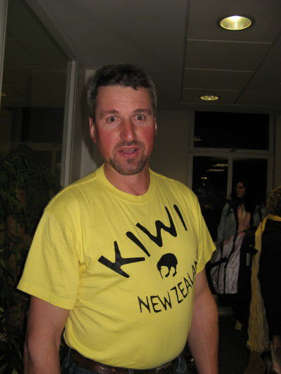 Stefan mit KIWI-Shirt