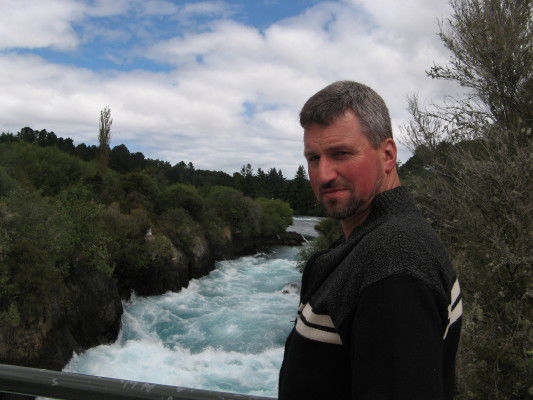 die HUKA Falls bei Taupo