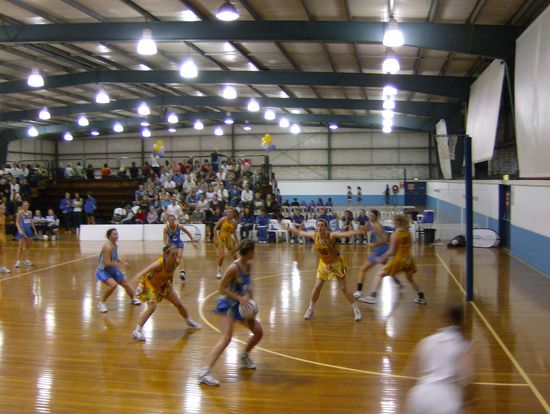 Der Ball erinnert an einen Volleyball (ist aber schwerer). Das Spiel ein wenig an Basketball ohne Dribeln.