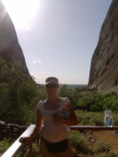 Geschafft! Jetzt "nur noch" den ganzen Weg wieder zurueck... 