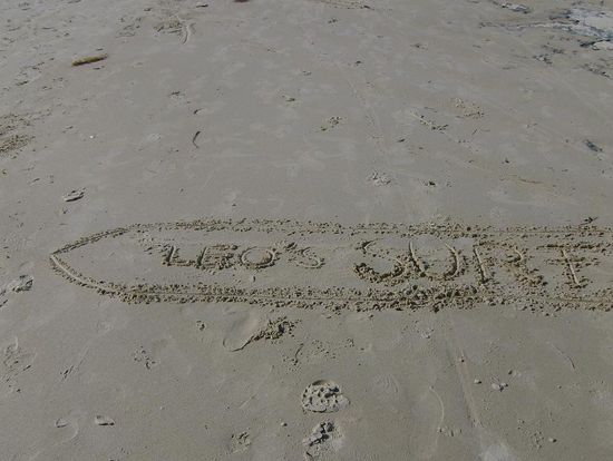 Am Point Leo Surf Beach. Ist doch klar: Ich steh auf ...