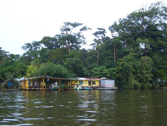 Auf dem Weg nach Tortuguero