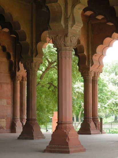 Im Red Fort in Delhi...