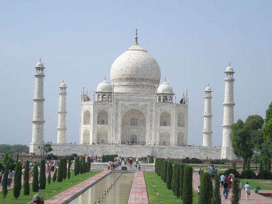 Der Taj Mahal in voller Pracht!
