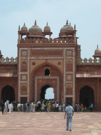 Die Moschee in Fathepur Sikri