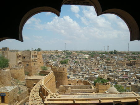 Blick aus dem City Palace auf Jaisalmer