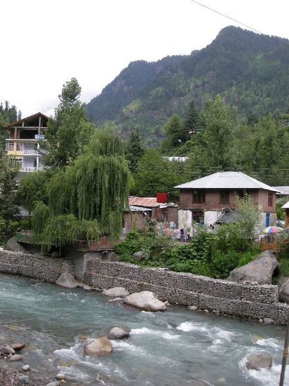 Mitten in den Bergen...