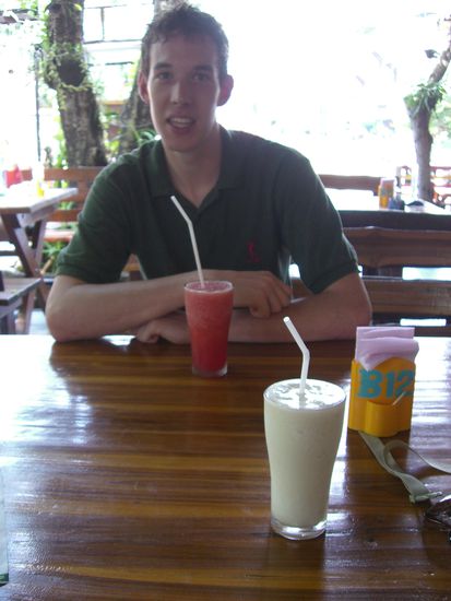 Lecker!! Frische Fruchtshakes!