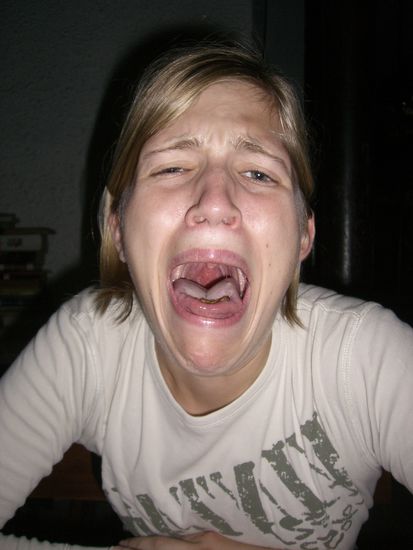 Iiiiiiiiiih! Es schmeckte nach Fischfutter!