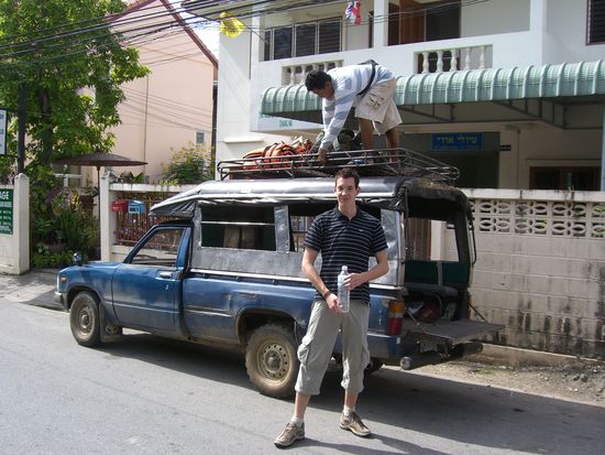 Der Pickup-Truck mit dem wir in die Berge gefahren sind