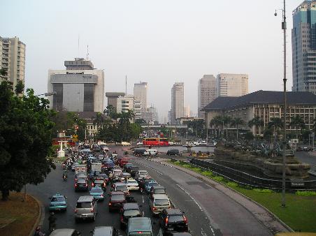 Jakarta! Ausgangspunkt der Reise.